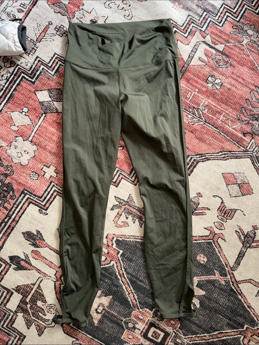 Nike Olive Green Women's High-Waist Leggings
